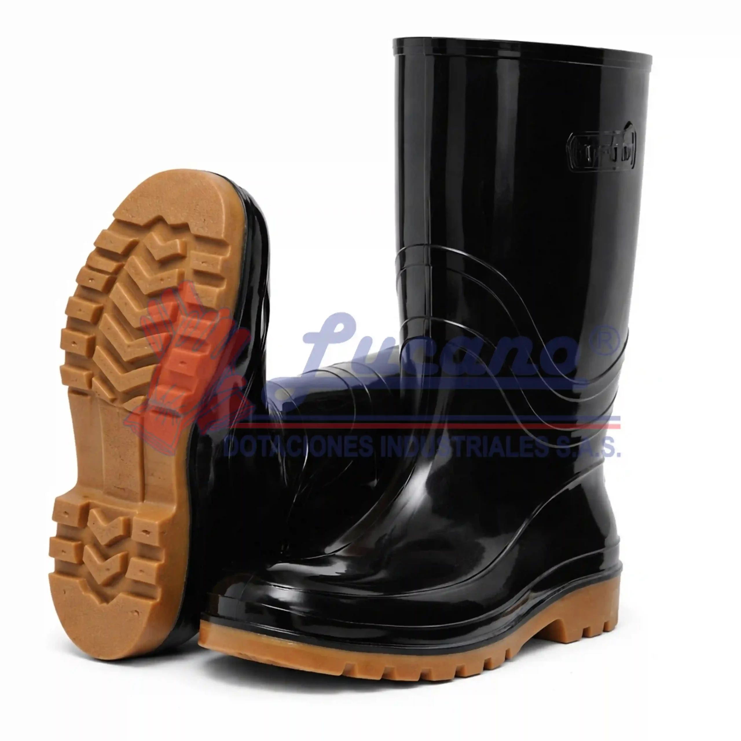bota pvc con puntera industrial