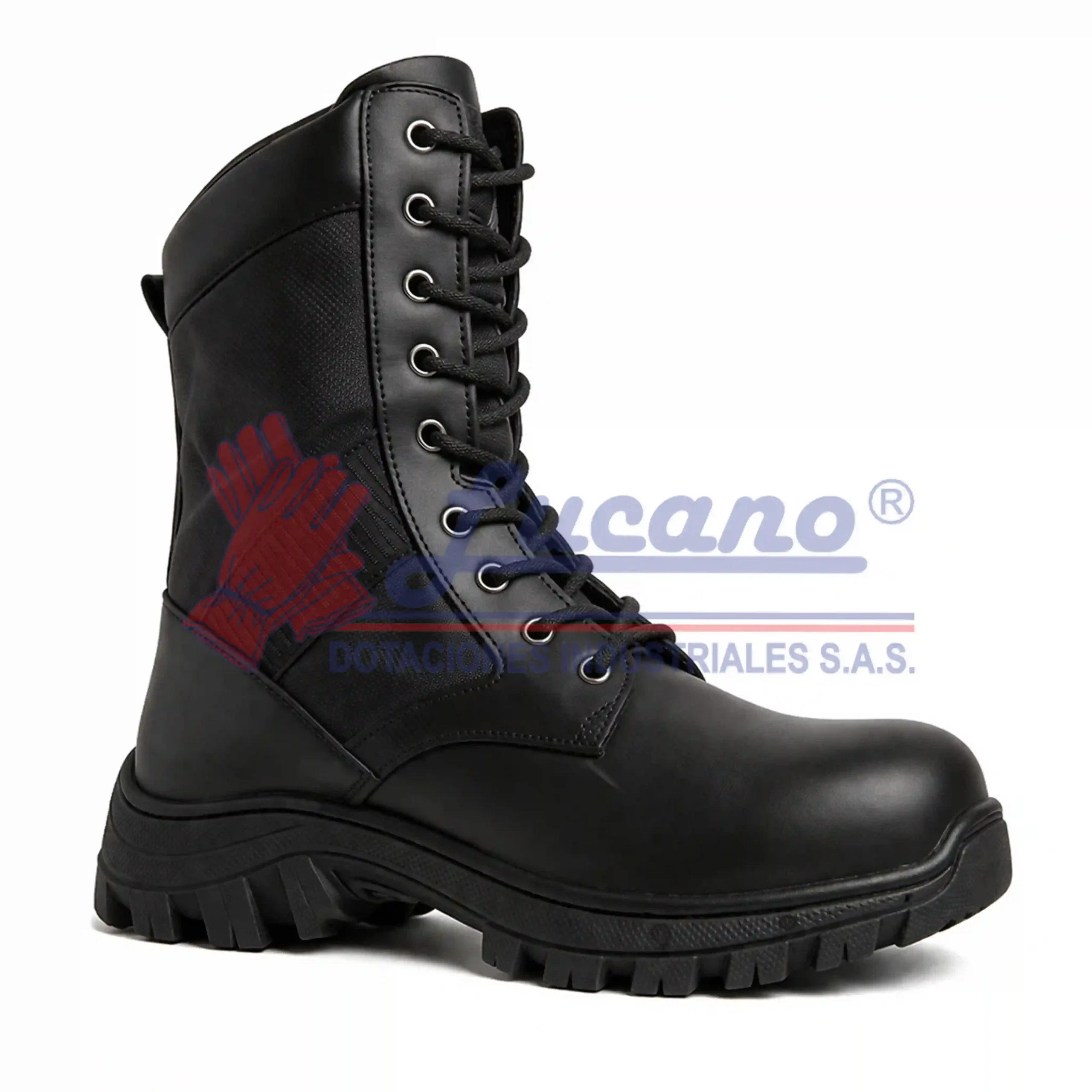 bota militar sencilla y con puntera