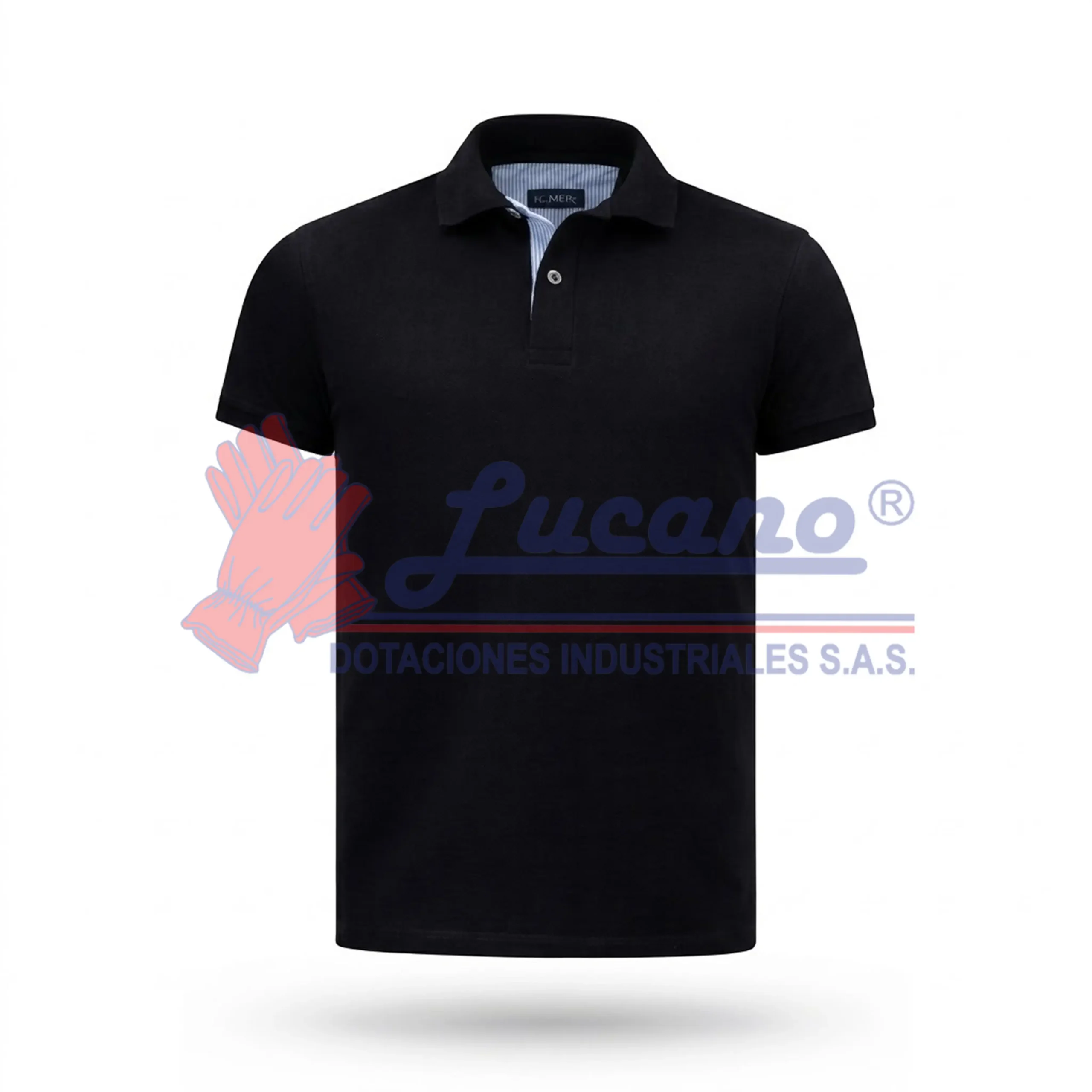 lucano camiseta tipo polo reforzado