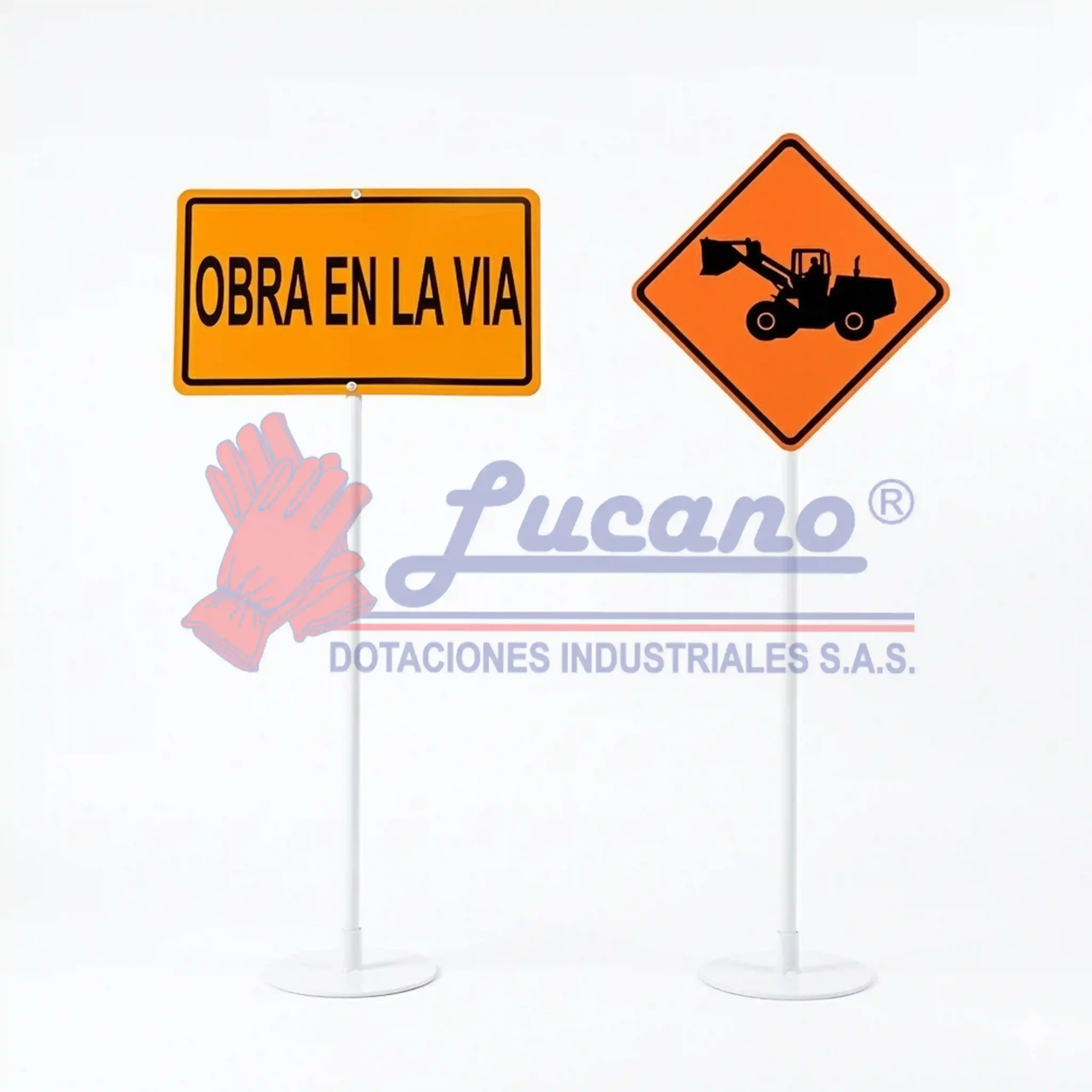 señal metalica fija con mastil