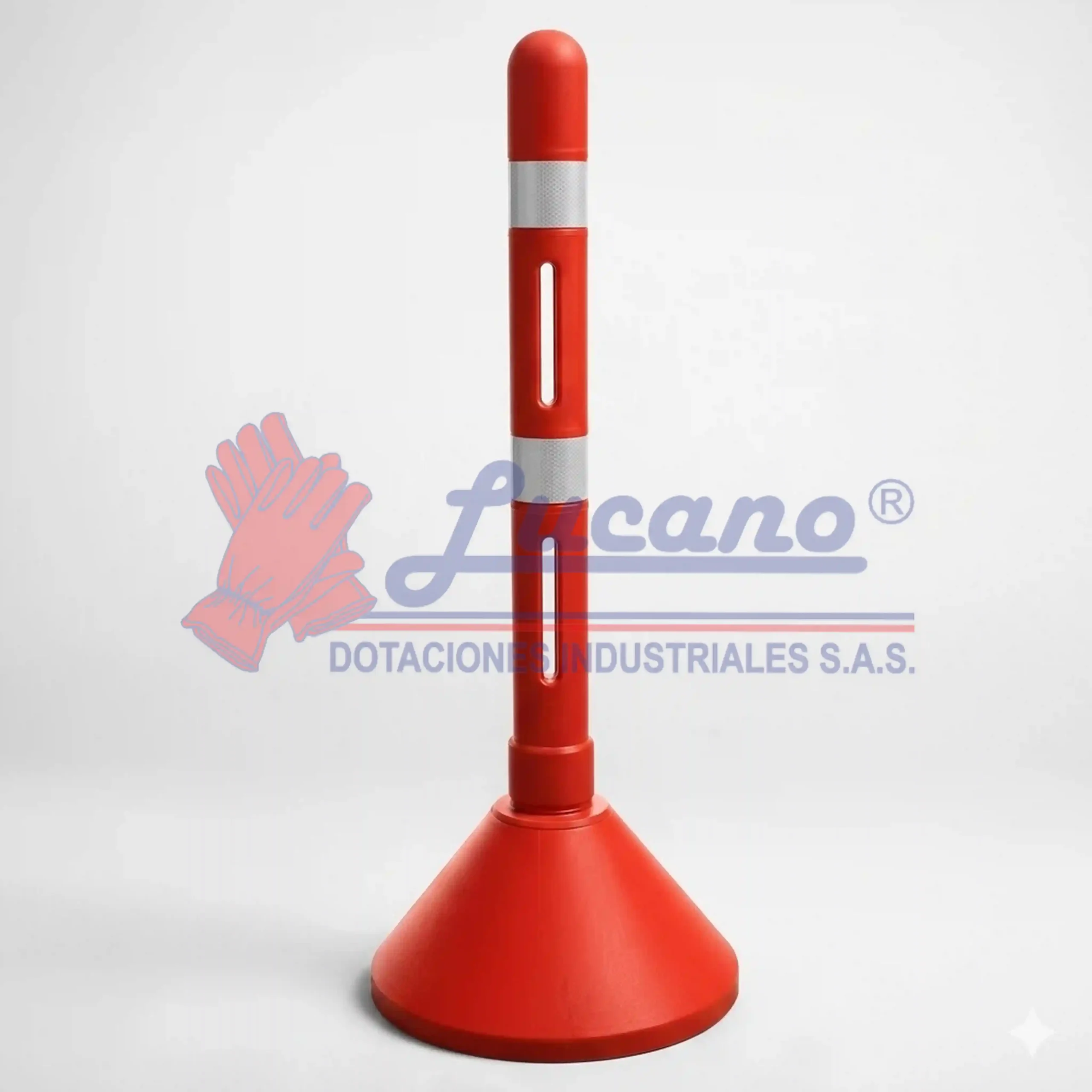señalizador vial con base